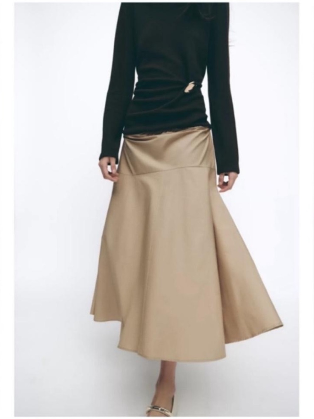 Zara Beige Maxi dress